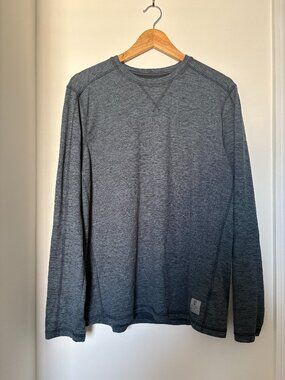 Rugged Elements Men’s Large Gray Long Sleeve Crewneck T-Shirt